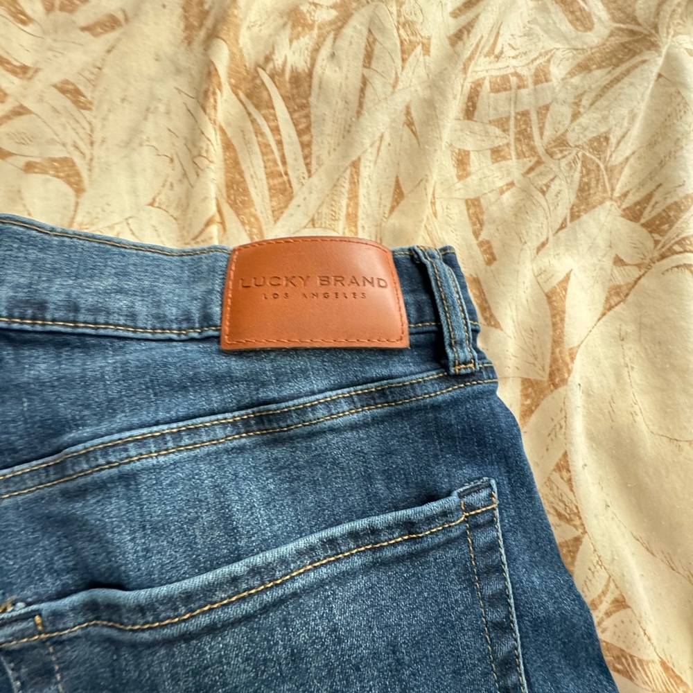Lucky Brand Men's Blue Jeans 221 Straight Leg W34 L32